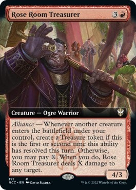 Image for Rose Room Treasurer (Extended Art) (151) [Commander: Streets of New Capenna]