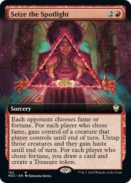 Image for Seize the Spotlight (Extended Art) (152) [Commander: Streets of New Capenna]