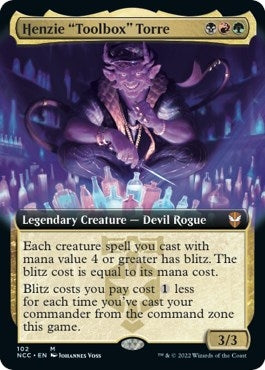 Image for Henzie "Toolbox" Torre (Extended Art) (102) [Commander: Streets of New Capenna]