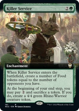 Image for Killer Service (Extended Art) (161) [Commander: Streets of New Capenna]