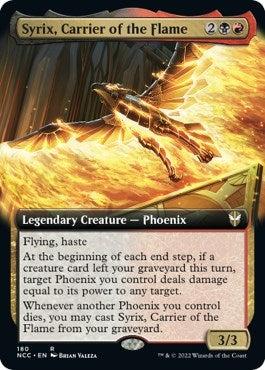Image for Syrix, Carrier of the Flame (Extended Art) (180) [Commander: Streets of New Capenna]