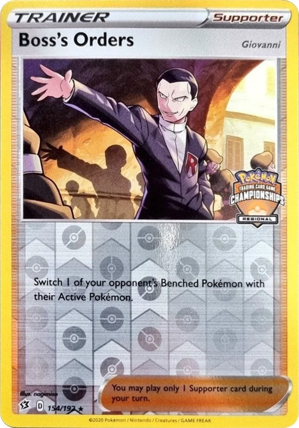 Image for Boss's Orders (154/192) [League & Championship Cards]