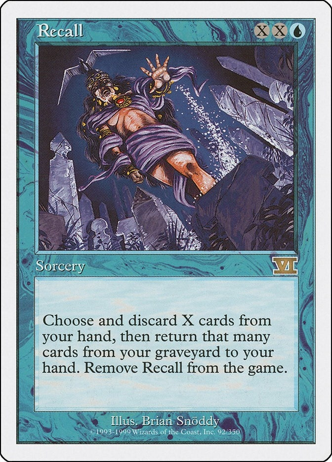 Image for Recall (92) [Classic Sixth Edition]