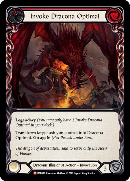 Image for Invoke Dracona Optimai // Dracona Optimai (UPR006) (Uprising) - Flesh and Blood TCG