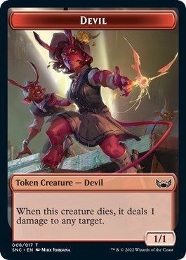 Image for Devil // Copy Double-Sided Token (8 // 1) [Streets of New Capenna]