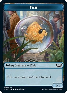 Image for Fish // Angel Double-Sided Token (4 // 2) [Streets of New Capenna]