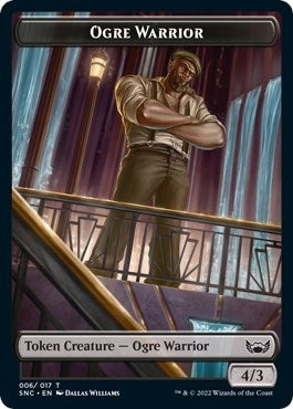 Image for Ogre Warrior // Dog Double-Sided Token (6 // 10) [Streets of New Capenna]