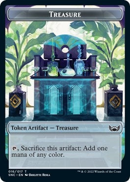 Image for Treasure (016) // Copy Double-Sided Token (16 // 1) - Magic: The Gathering