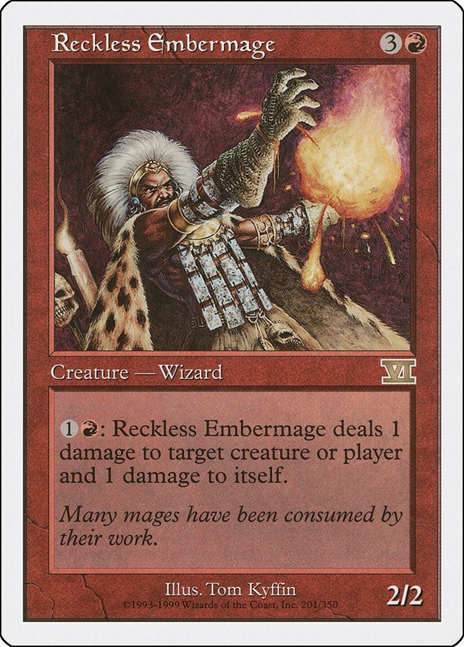 Image for Reckless Embermage (201) - Magic: The Gathering