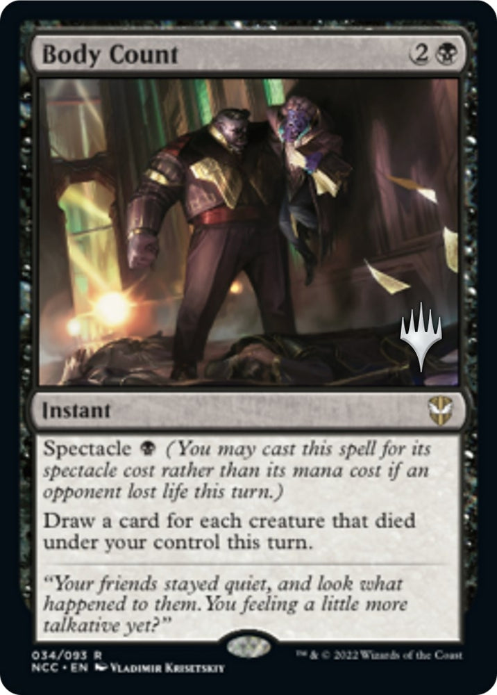Image for Body Count (34) [Promo Pack: Streets of New Capenna]