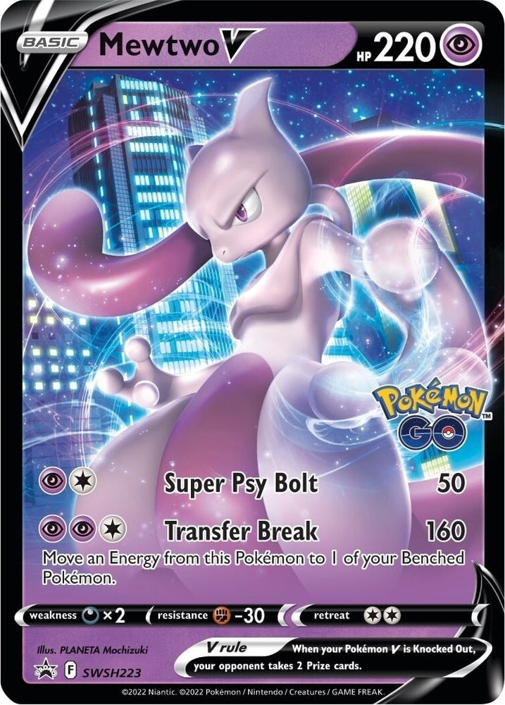Image for Mewtwo V - SWSH223 (SWSH223) [SWSH: Sword & Shield Promo Cards]