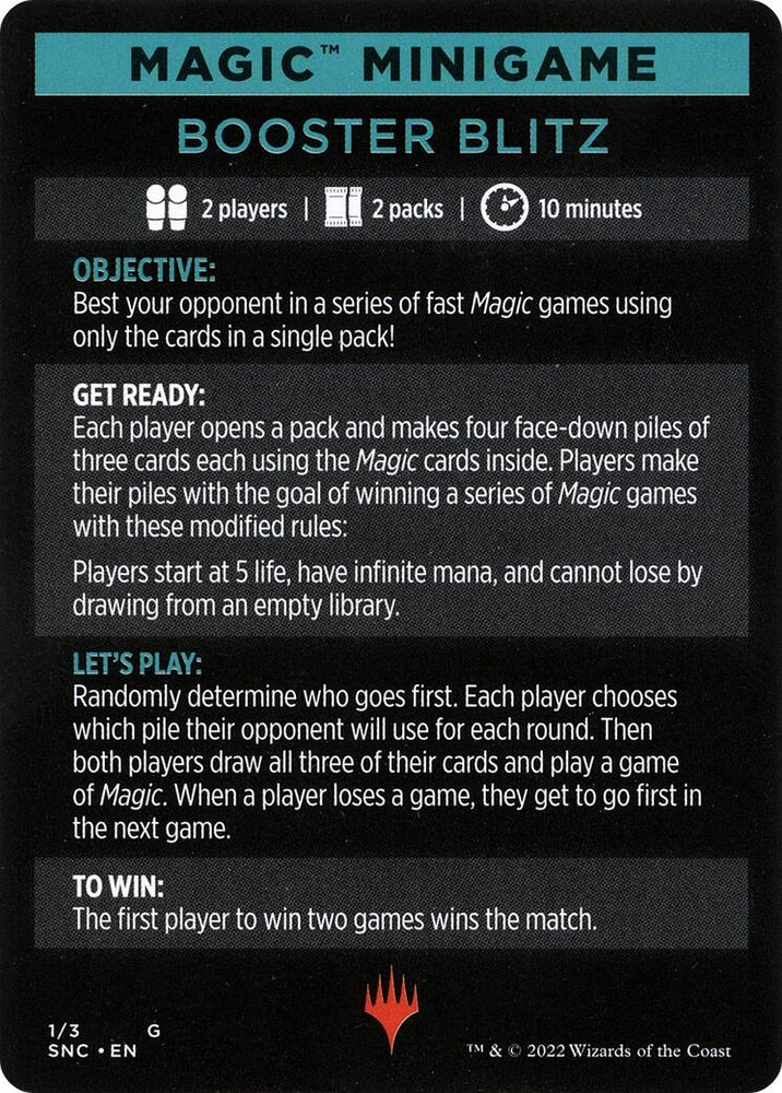 Image for Magic Minigame: Booster Blitz (1) [Streets of New Capenna]