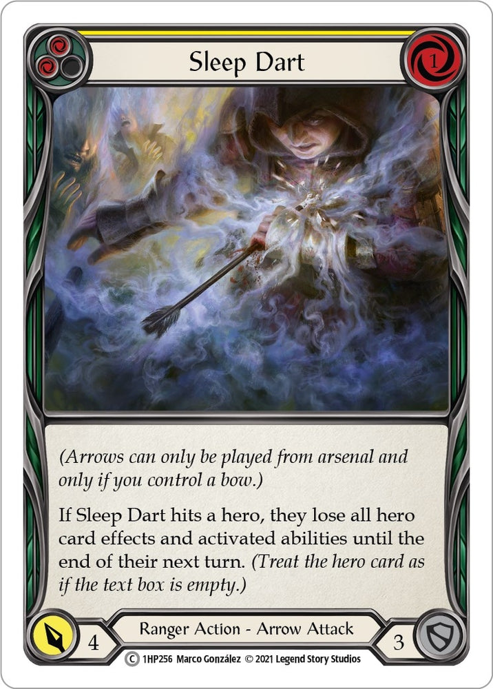 Image for Sleep Dart (Yellow) (1HP256) (History Pack Vol.1) - Flesh and Blood TCG