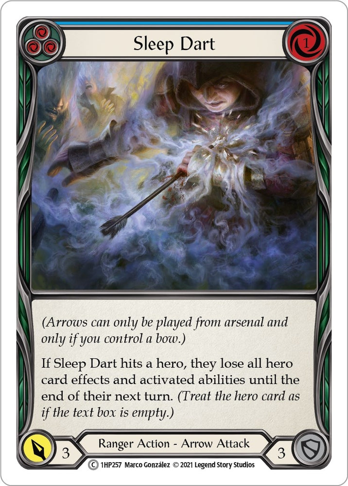 Image for Sleep Dart (Blue) (1HP257) (History Pack Vol.1) - Flesh and Blood TCG