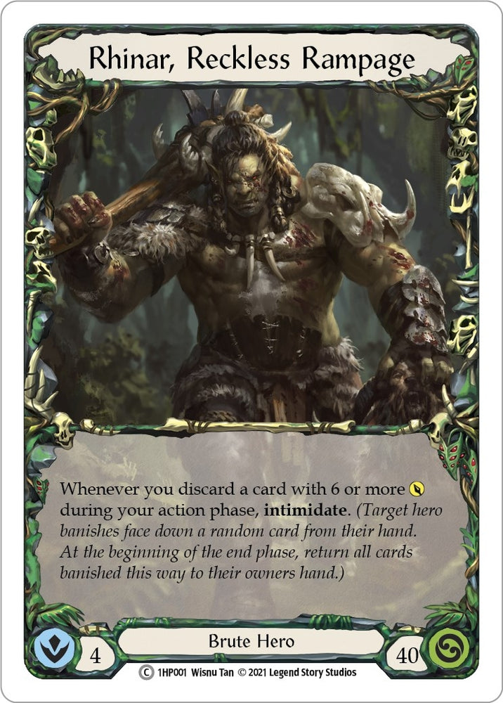 Image for Rhinar, Reckless Rampage (1HP001) (History Pack Vol.1) - Flesh and Blood TCG