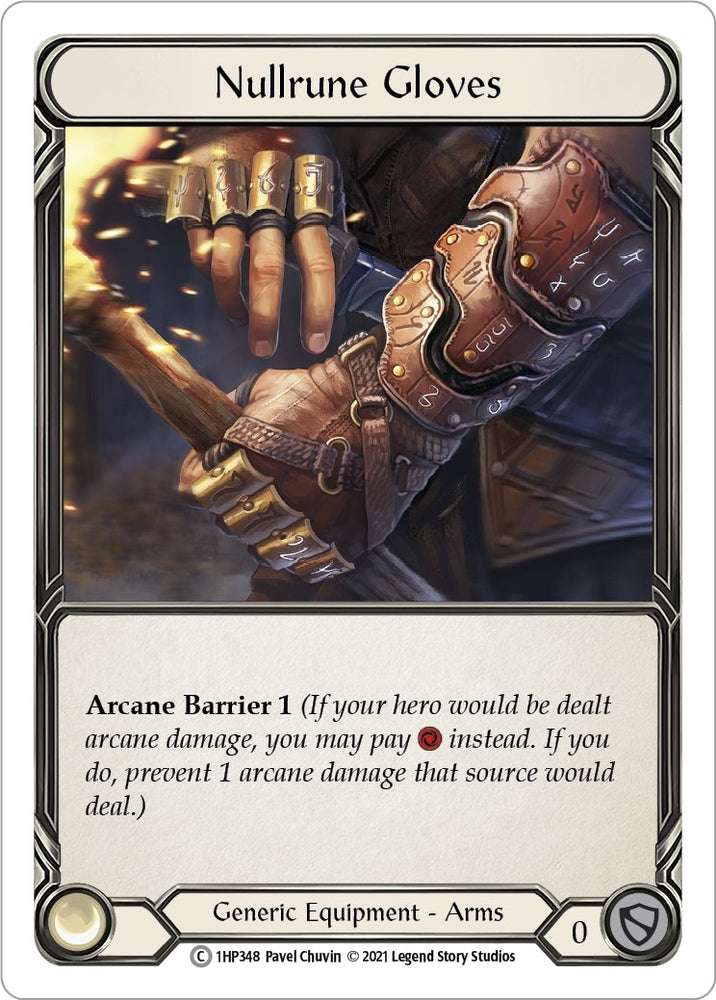 Image for Nullrune Gloves (1HP348) (History Pack Vol.1) - Flesh and Blood TCG