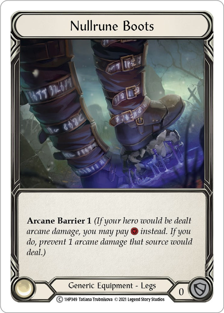 Image for Nullrune Boots (1HP349) (History Pack Vol.1) - Flesh and Blood TCG