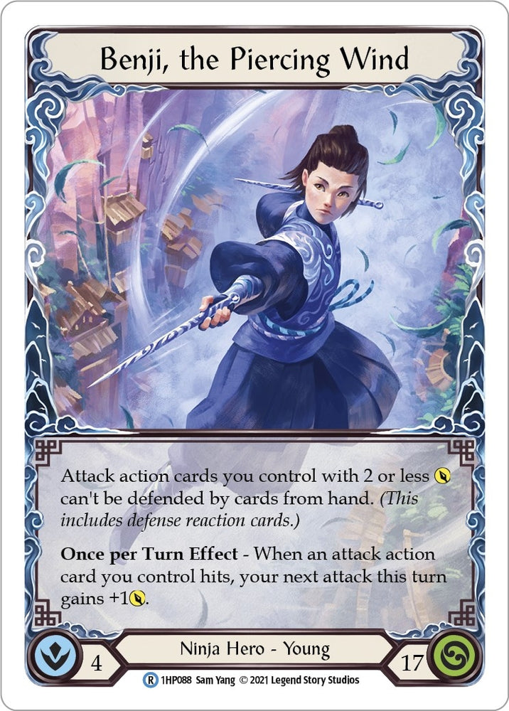 Image for Benji, the Piercing Wind (1HP088) (History Pack Vol.1) - Flesh and Blood TCG