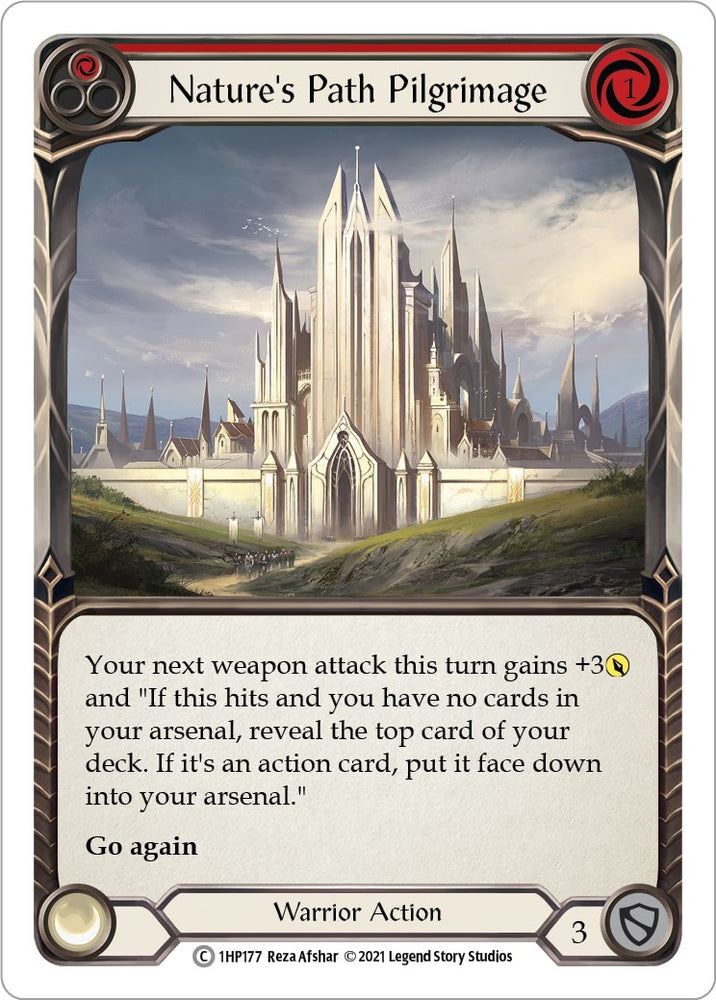 Image for Nature's Path Pilgrimage (Red) (1HP177) (History Pack Vol.1) - Flesh and Blood TCG