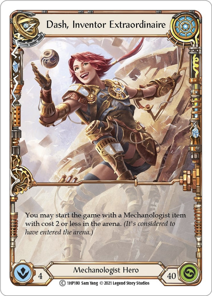 Image for Dash, Inventor Extraordinaire (1HP180) (History Pack Vol.1) - Flesh and Blood TCG