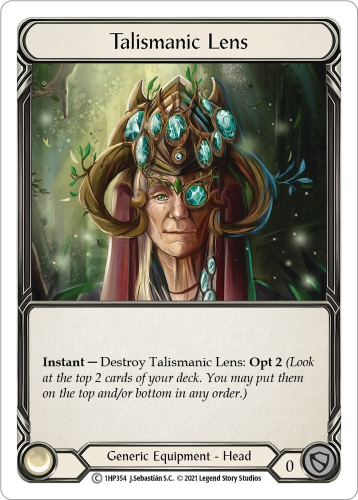 Image for Talismanic Lens (1HP354) (History Pack Vol.1) - Flesh and Blood TCG