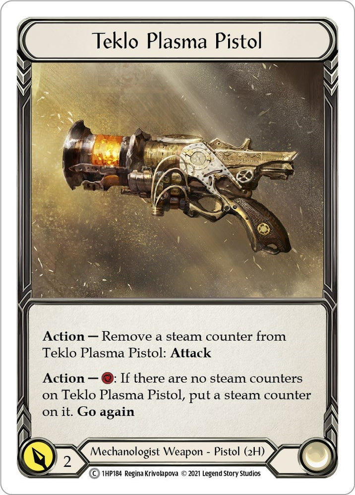 Image for Teklo Plasma Pistol (1HP184) (History Pack Vol.1) - Flesh and Blood TCG