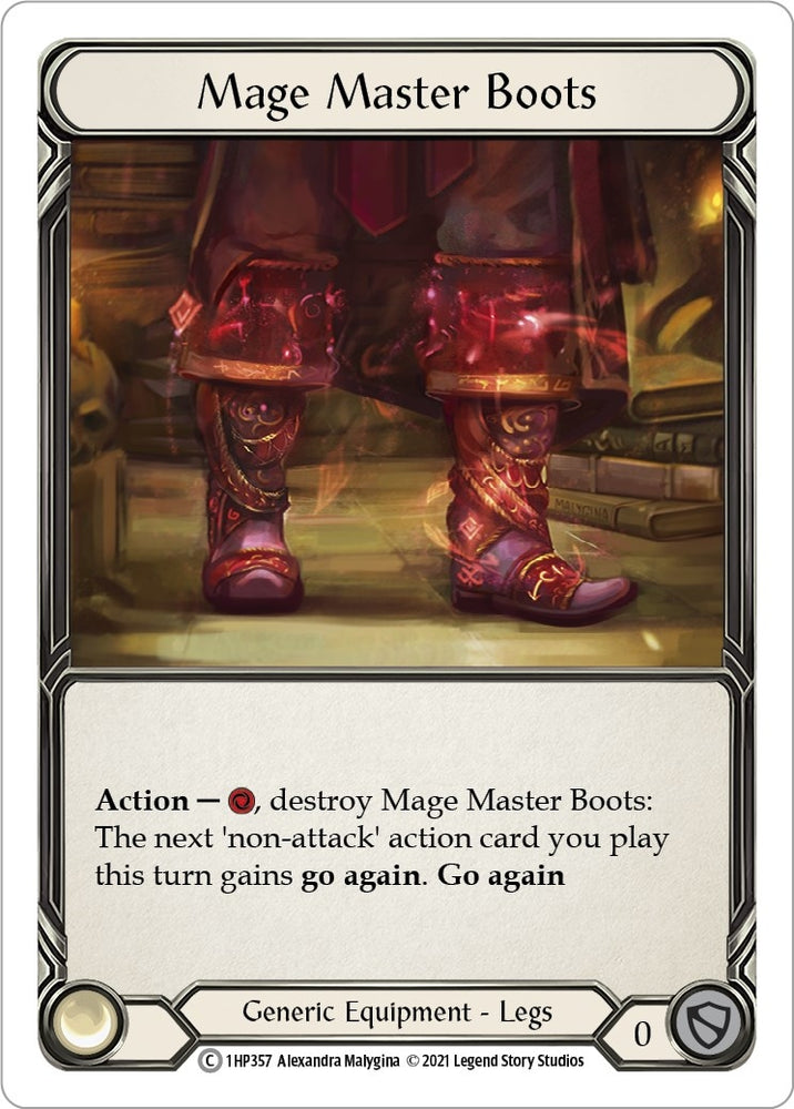 Image for Mage Master Boots (1HP357) (History Pack Vol.1) - Flesh and Blood TCG