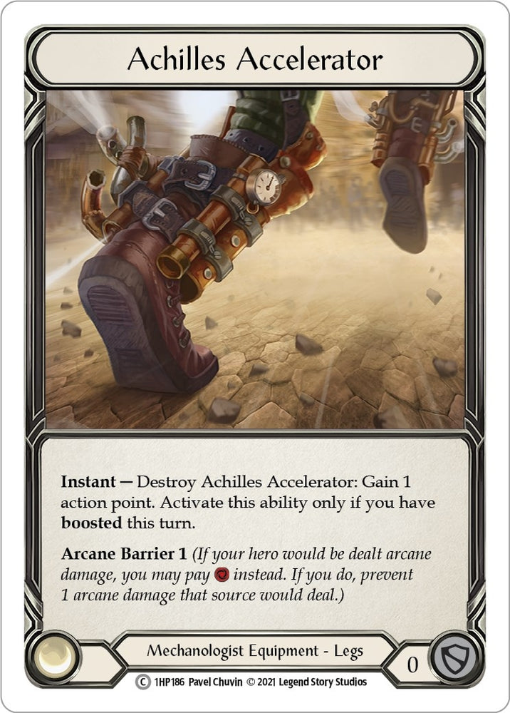 Image for Achilles Accelerator (1HP186) (History Pack Vol.1) - Flesh and Blood TCG