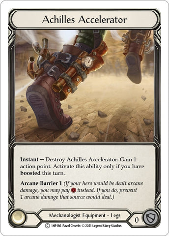 Image for Achilles Accelerator (1HP186) (History Pack Vol.1) - Flesh and Blood TCG
