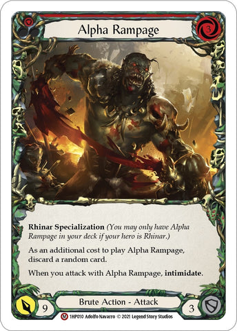 Image for Alpha Rampage (1HP010) (History Pack Vol.1) - Flesh and Blood TCG