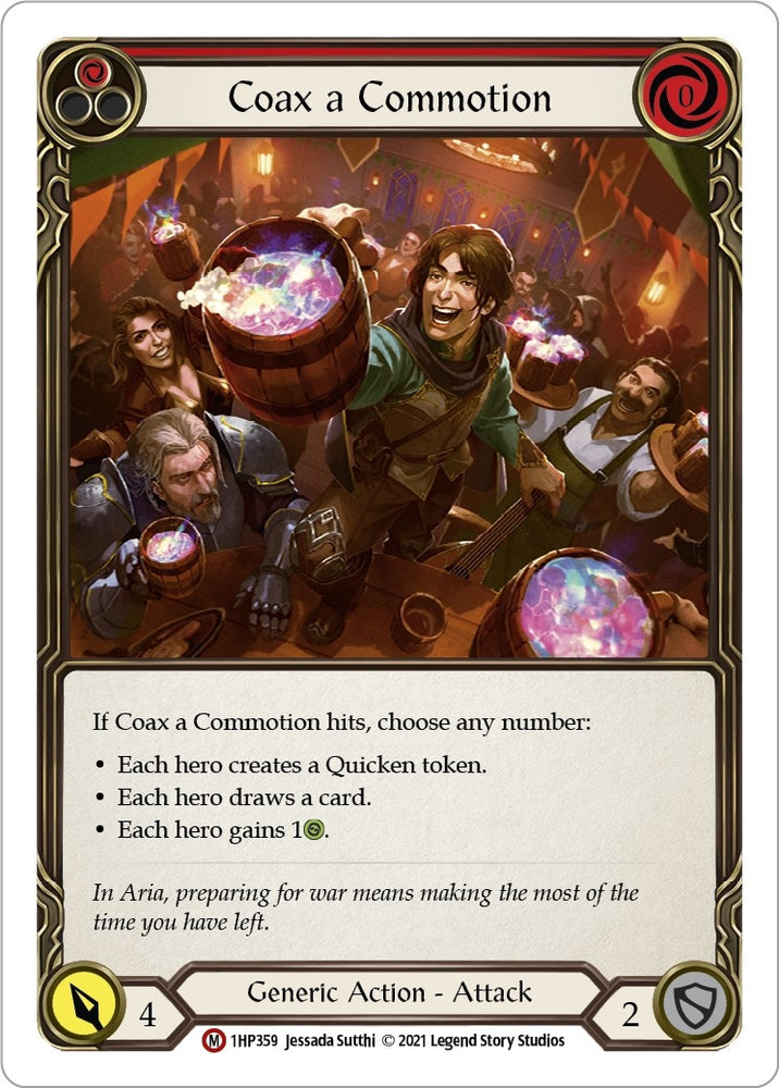 Image for Coax a Commotion (1HP359) (History Pack Vol.1) - Flesh and Blood TCG