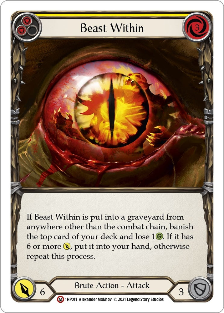 Image for Beast Within (1HP011) (History Pack Vol.1) - Flesh and Blood TCG