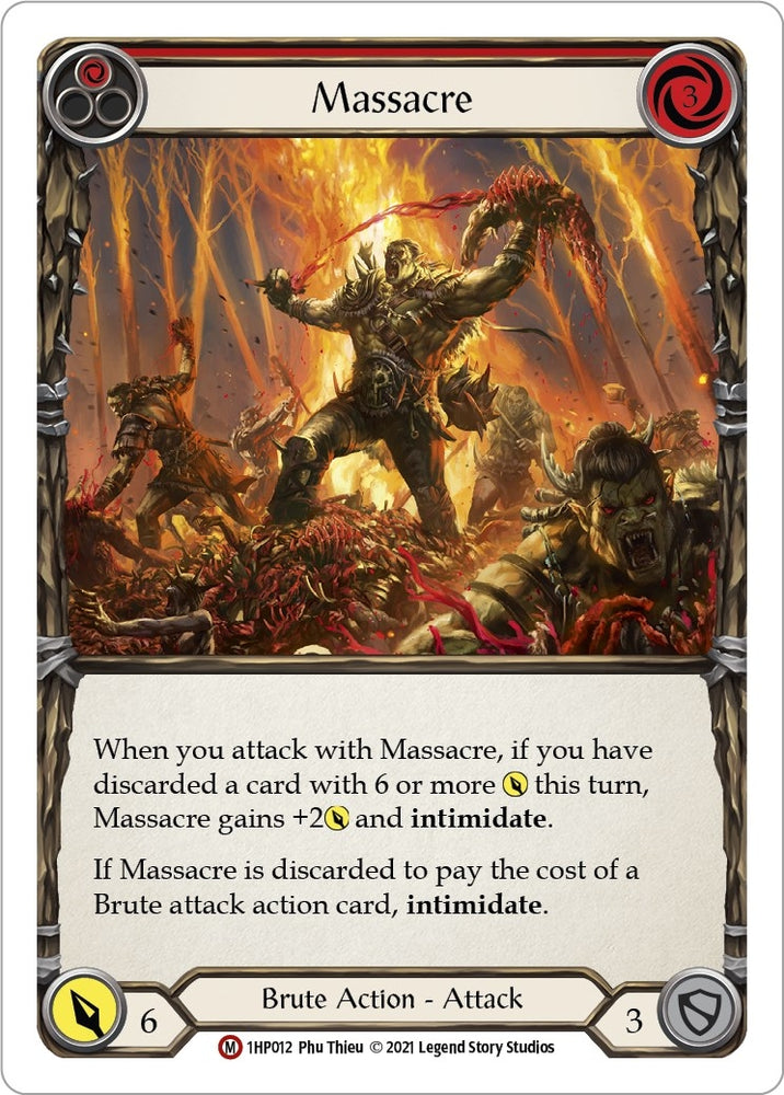 Image for Massacre (1HP012) (History Pack Vol.1) - Flesh and Blood TCG