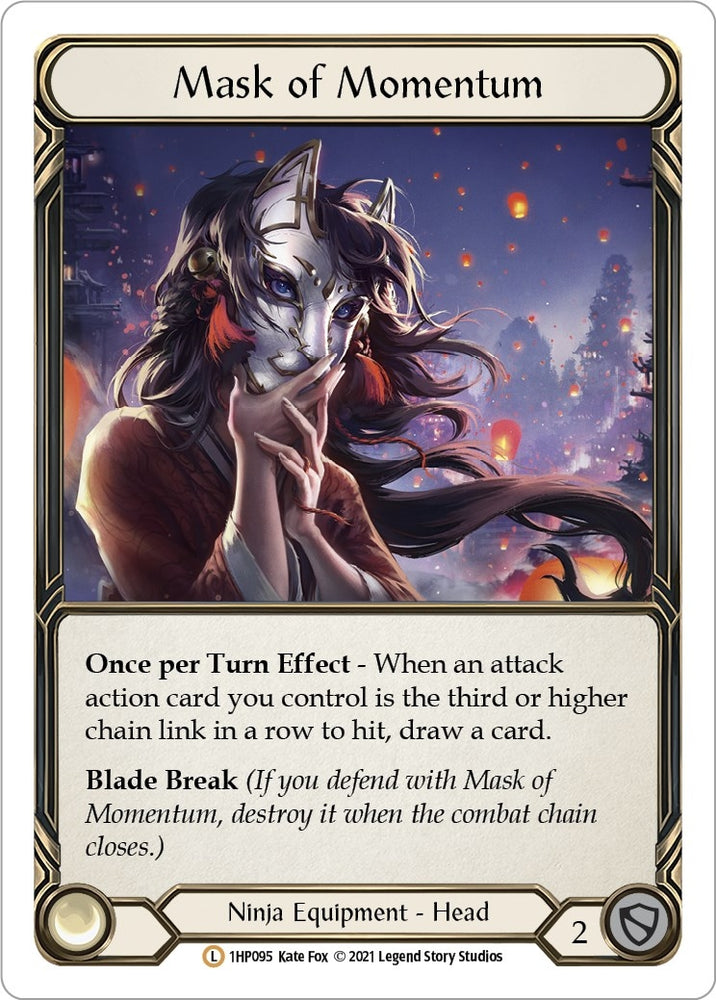 Image for Mask of Momentum (1HP095) (History Pack Vol.1) - Flesh and Blood TCG