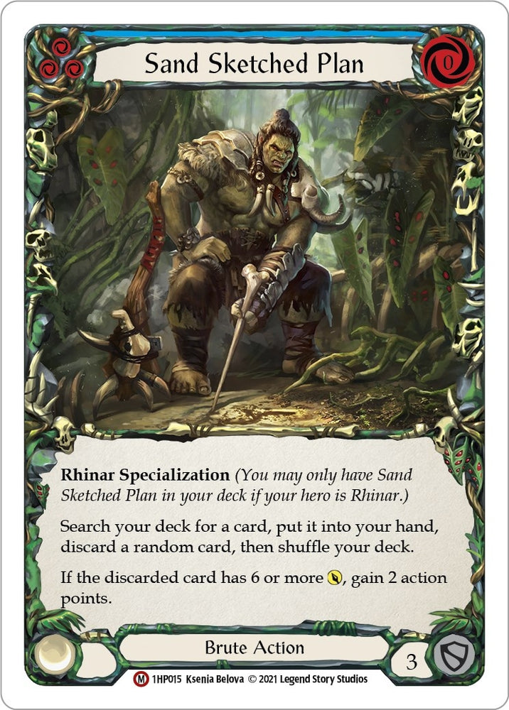 Image for Sand Sketched Plan (1HP015) (History Pack Vol.1) - Flesh and Blood TCG