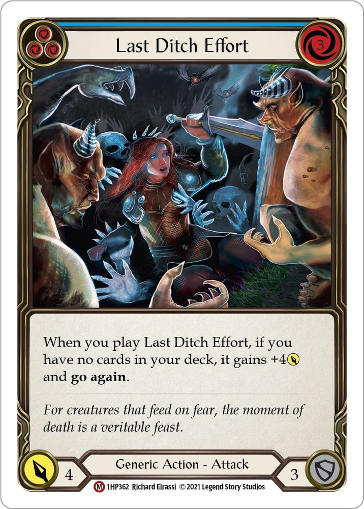 Image for Last Ditch Effort (1HP362) (History Pack Vol.1) - Flesh and Blood TCG