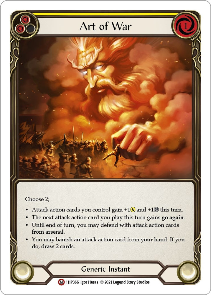 Image for Art of War (1HP366) (History Pack Vol.1) - Flesh and Blood TCG