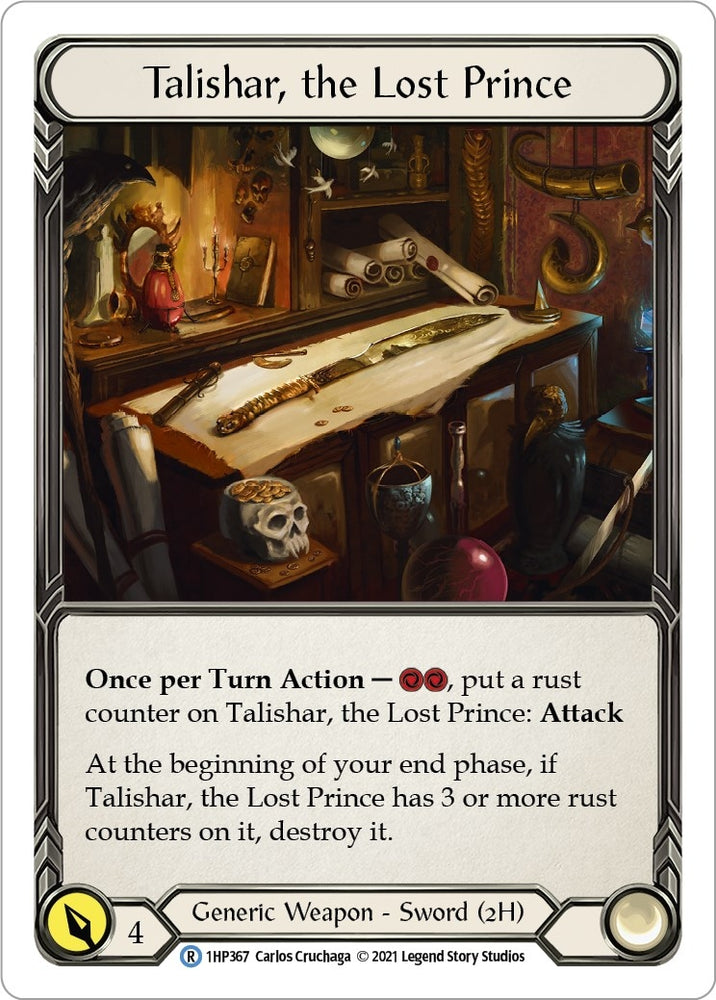 Image for Talishar, the Lost Prince (1HP367) (History Pack Vol.1) - Flesh and Blood TCG