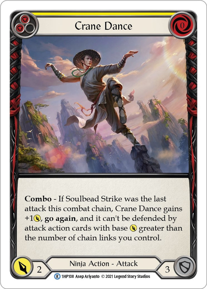 Image for Crane Dance (Yellow) (1HP108) (History Pack Vol.1) - Flesh and Blood TCG