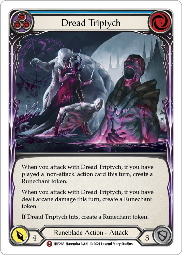 Image for Dread Triptych (1HP266) (History Pack Vol.1) - Flesh and Blood TCG