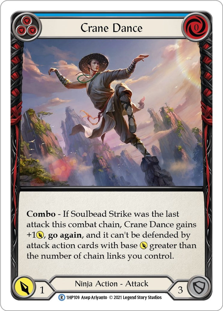 Image for Crane Dance (Blue) (1HP109) (History Pack Vol.1) - Flesh and Blood TCG