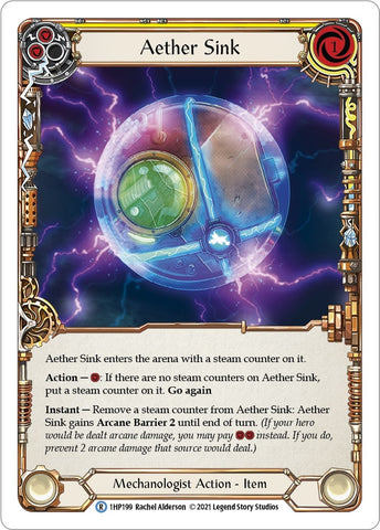 Image for Aether Sink (1HP199) (History Pack Vol.1) - Flesh and Blood TCG