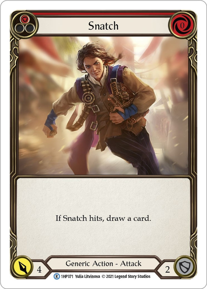 Image for Snatch (Red) (1HP371) (History Pack Vol.1) - Flesh and Blood TCG