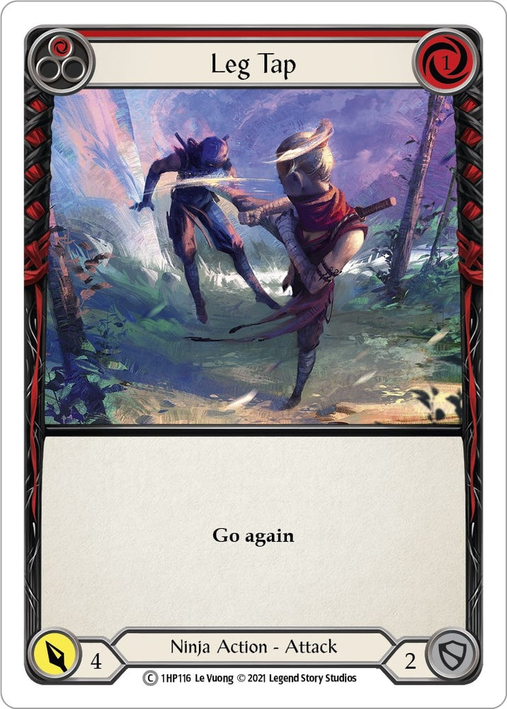 Image for Leg Tap (Red) (1HP116) (History Pack Vol.1) - Flesh and Blood TCG