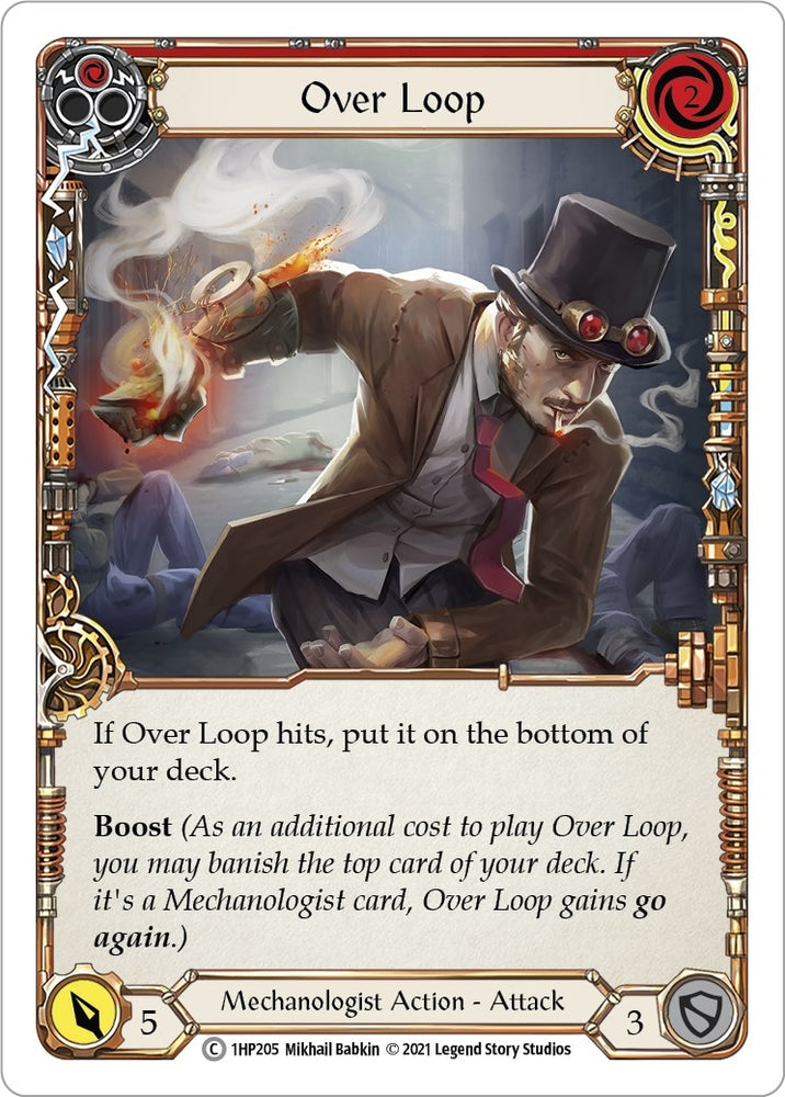 Image for Over Loop (Red) (1HP205) (History Pack Vol.1) - Flesh and Blood TCG