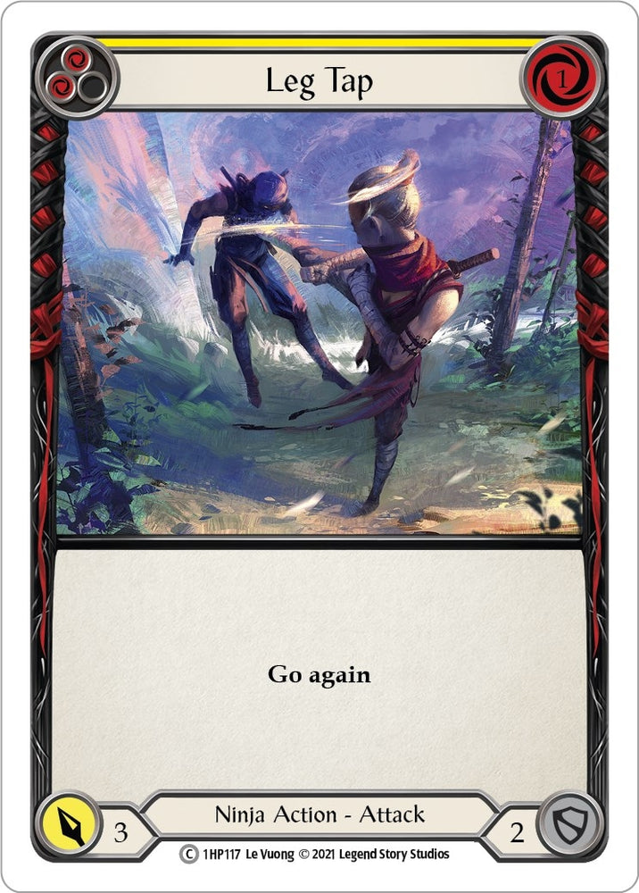 Image for Leg Tap (Yellow) (1HP117) (History Pack Vol.1) - Flesh and Blood TCG