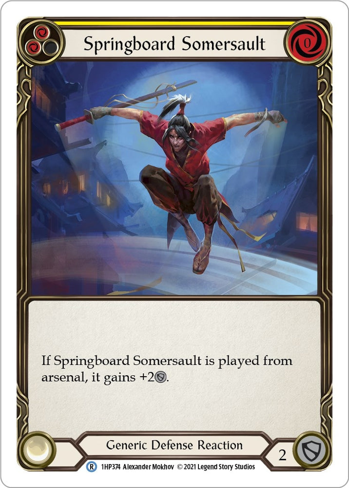 Image for Springboard Somersault (1HP374) (History Pack Vol.1) - Flesh and Blood TCG