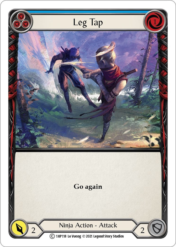 Image for Leg Tap (Blue) (1HP118) (History Pack Vol.1) - Flesh and Blood TCG