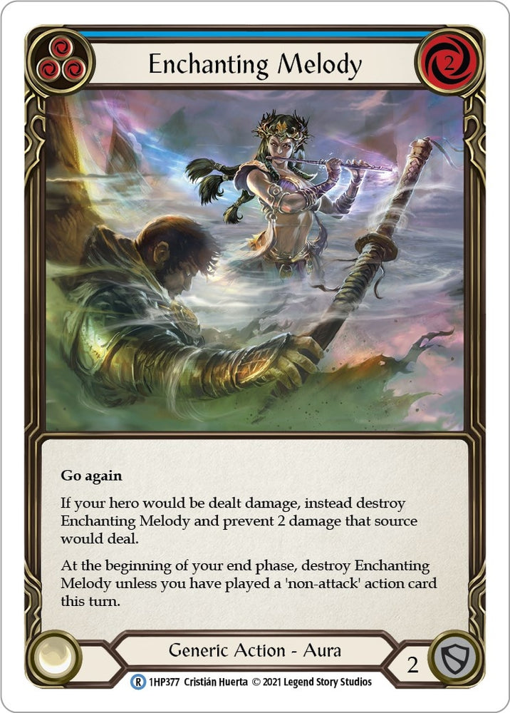 Image for Enchanting Melody (Blue) (1HP377) (History Pack Vol.1) - Flesh and Blood TCG