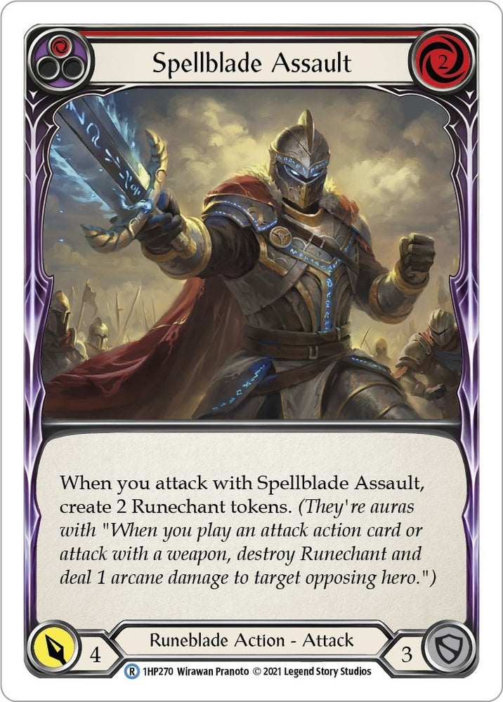 Image for Spellblade Assault (Red) (1HP270) (History Pack Vol.1) - Flesh and Blood TCG